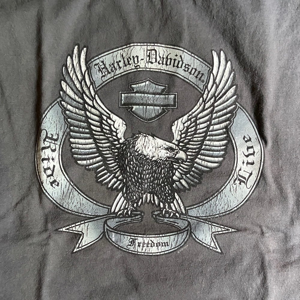Harley-Davidson Black Freedom Eagle Tee - RI